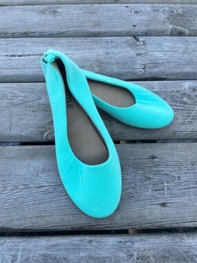 New My Style Turquoise Ballet Flats - Lightweight Everyday Slip-Ons Size 8